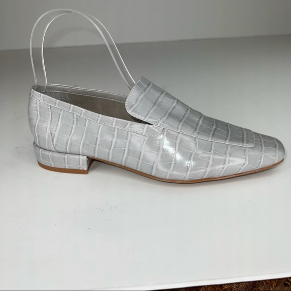 Jeffery Campbell Marko Gray Crocodile Loafer 7.5 - Picture 3 of 11